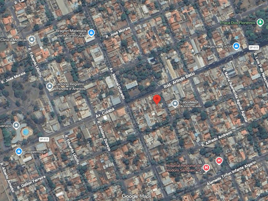 Foto 2 de 2: Terreno em leilão em Teodoro Sampaio - SP, bairro Centro — 50% do Imóvel Residencial, 110,00m², Centro, Teodoro Sampaio/SP