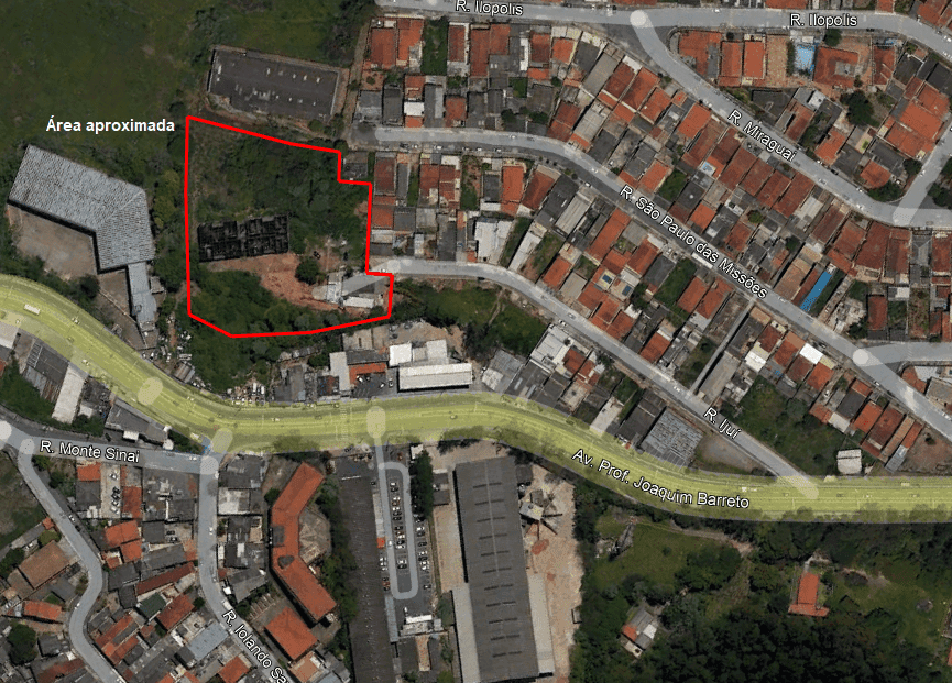 Foto 1 de 21: Terreno em leilão em Cotia - SP — Imóvel Residencial, 8.108m², Granja Carolina, Cotia/SP