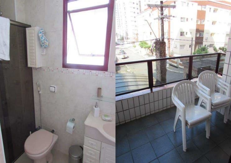 Foto 10 de 14: Apartamento em leilão em Praia Grande - SP, bairro Tupi — Apartamento, 126,83m², Edifício Morgane, Tupi, Praia Grande/SP