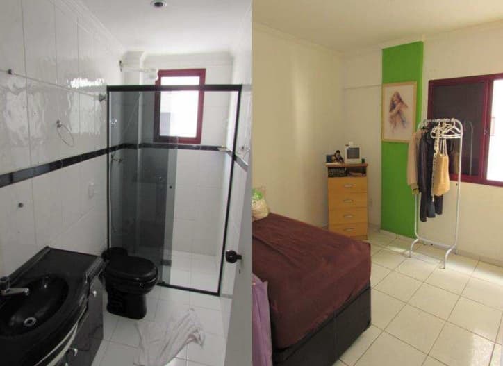 Foto 8 de 14: Apartamento em leilão em Praia Grande - SP, bairro Tupi — Apartamento, 126,83m², Edifício Morgane, Tupi, Praia Grande/SP