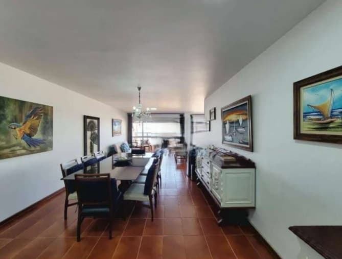 Foto 6 de 20: Apartamento em leilão em Guarujá - SP, bairro Vila Luis Antônio — Apartamento, 192,35m², VISTA MAR, 2 Vagas de garagem, Edifício Ilha Bela, Guarujá/SP