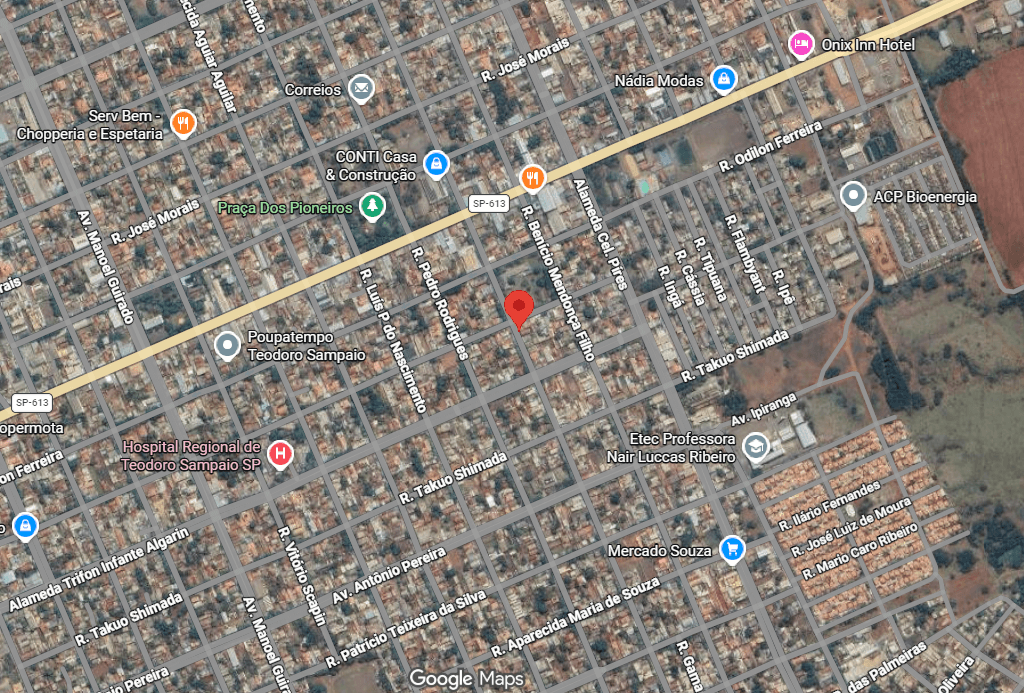 Foto 2 de 2: Terreno em leilão em Teodoro Sampaio - SP, bairro Centro — 50% do Imóvel Residencial, 360m², Centro, Teodoro Sampaio/SP