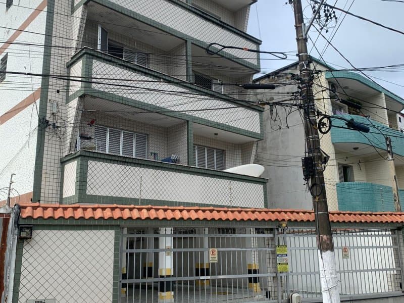 Foto 2 de 9: Apartamento em leilão em Praia Grande - SP, bairro Jardim Guinle — Apartamento, 61m², Edifício São José, Boqueirão, Praia Grande/SP