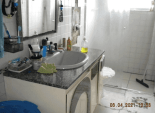Foto 6 de 9: Apartamento em leilão em Praia Grande - SP, bairro Jardim Guinle — Apartamento, 61m², Edifício São José, Boqueirão, Praia Grande/SP