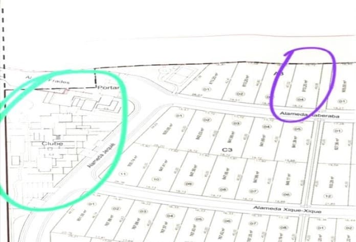 Foto 2 de 2: Terreno em leilão em Camaçari - BA, bairro Barra do Jacuípe — Lote de Terreno, 813m², Alphaville Guarajuba, Camaçari/BA
