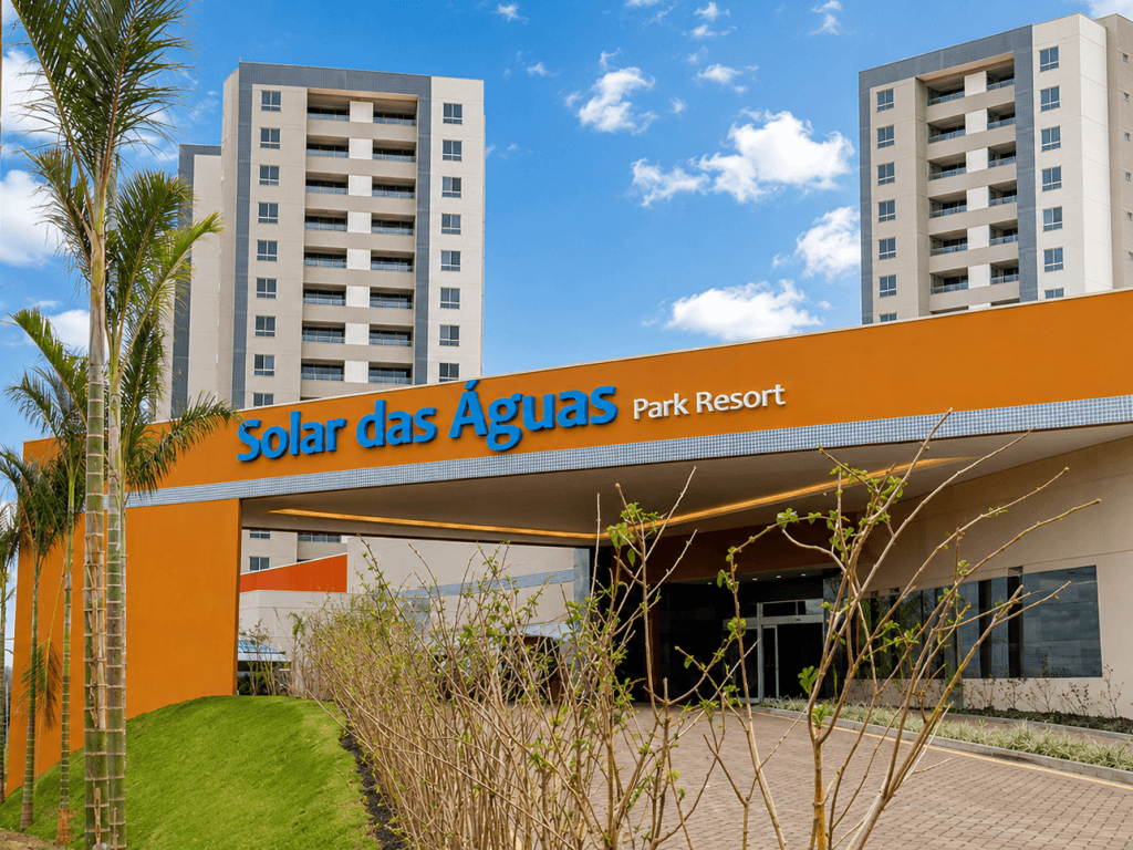 Foto 1 de 3: Apartamento em leilão em Olímpia - SP, bairro Parque do Sol — Apartamento Hotel, 67,9000m², Solar das Águas Park Resort, Pq. do Sol, Olímpia/SP