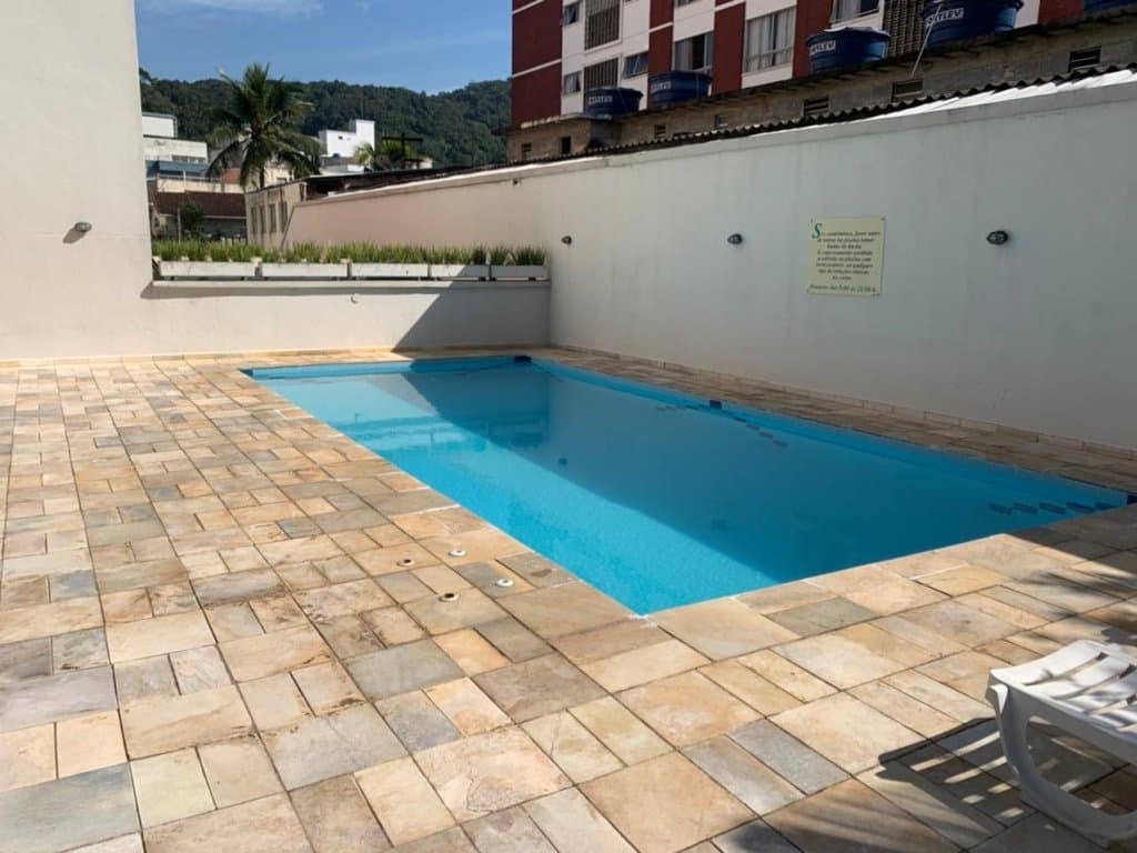 Foto 6 de 8: Apartamento em leilão em Guarujá - SP — Apartamento, 74,04m², 2 Quartos, Garagem, Piscina, Enseada, Guarujá/SP