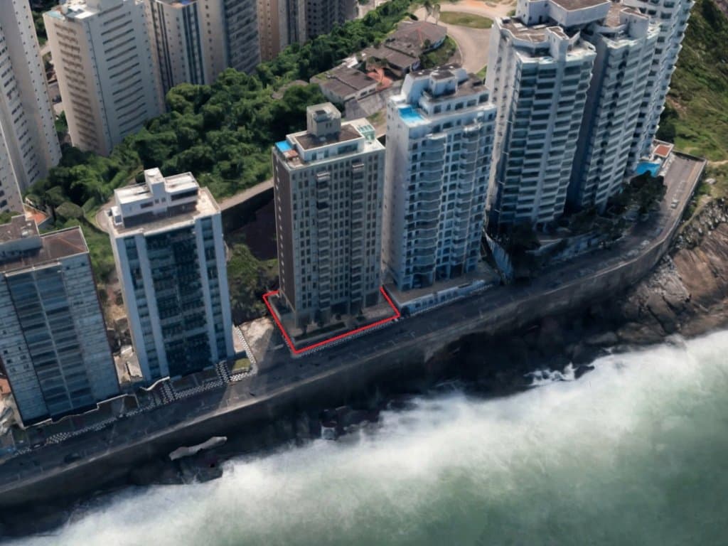 Foto 1 de 32: Apartamento em leilão em Guarujá - SP, bairro Pitangueiras — Apartamento, 119m², Edifício Nice, Pitangueiras, Guarujá/SP
