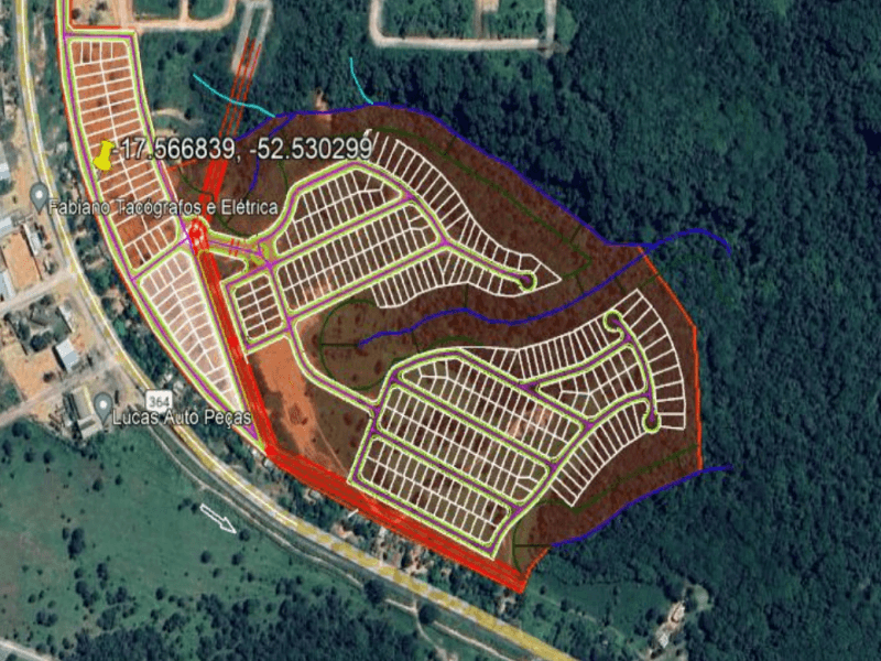 Foto 2 de 20: Terreno em leilão em Mineiros - GO — Lote, Residencial, Loteamento Portal Green Park 02 (composto Por 179 Imóveis)