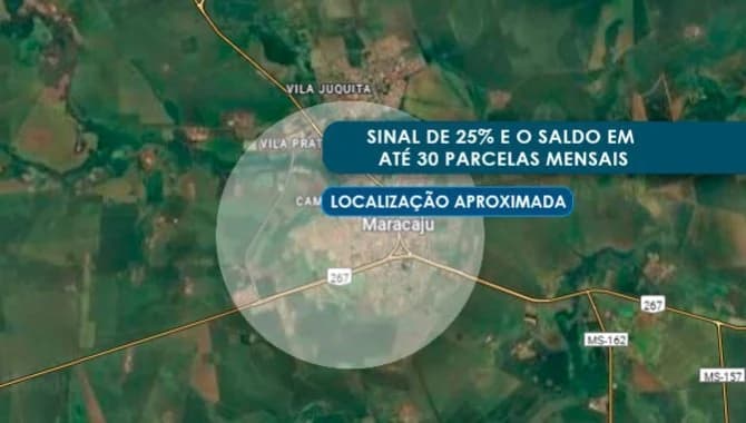 Terreno em leilão em Maracaju - MS — Imóvel com 434 m² - Maracaju - MS