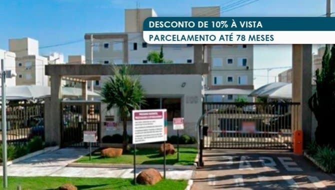 Apartamento em leilão em Uberlândia - MG — Apartamento 46 m² (01 vaga) - Jardim Holanda - Uberlândia - MG