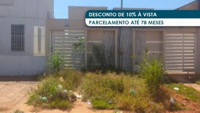 Foto 1 de 5: Casa em leilão em Luziânia - GO — Casa 83 m² - Jardim do Ingá Gleba B - Luziânia - GO