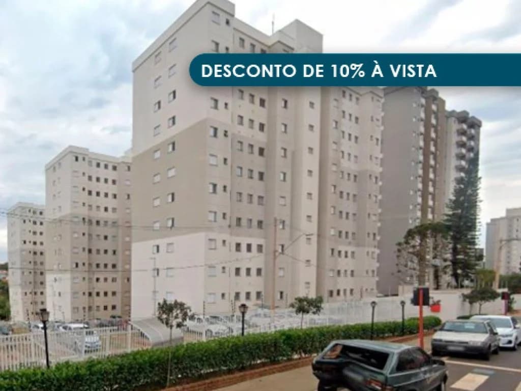 Foto 2 de 5: Apartamento em leilão em São Carlos - SP — Apartamento 56 m² (01 vaga) - Recreio São Judas Tadeu - São Carlos - SP