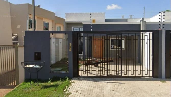 Foto 1 de 12: Casa em leilão em Cascavel - PR — Casa em Condomínio 141 m² (01 vaga) - Santa Cruz - Cascavel - PR