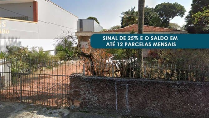 Foto 1 de 6: Casa em leilão em Santo André - SP — Casa 238 m² (área construída) e Terreno com 1.000 m² - Vila Homero Thon - Santo André - SP