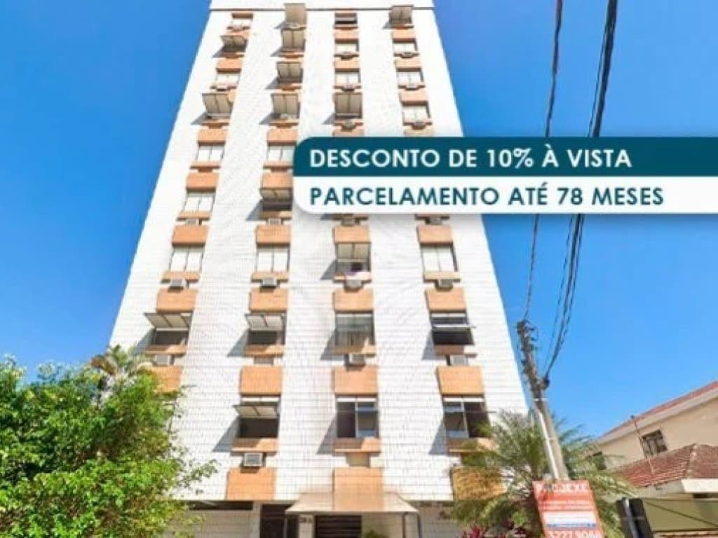 Foto 2 de 10: Apartamento em leilão em Santos - SP — Apartamento Duplex 151 m² (próx. à Praia) - Embaré - Santos - SP