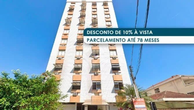 Foto 1 de 10: Apartamento em leilão em Santos - SP — Apartamento Duplex 151 m² (próx. à Praia) - Embaré - Santos - SP