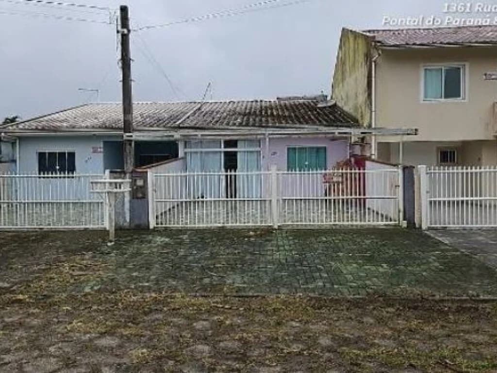 Foto 3 de 3: Casa em leilão em Pontal Do Paraná - PR — Casa 76 m² - Balneário Shangri-lá - Pontal do Paraná - PR