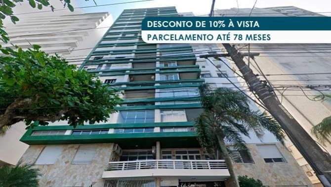 Foto 1 de 4: Apartamento em leilão em Guarujá - SP — Apartamento 178 m² (Condomínio frente à Praia) - Pitangueiras - Guarujá - SP