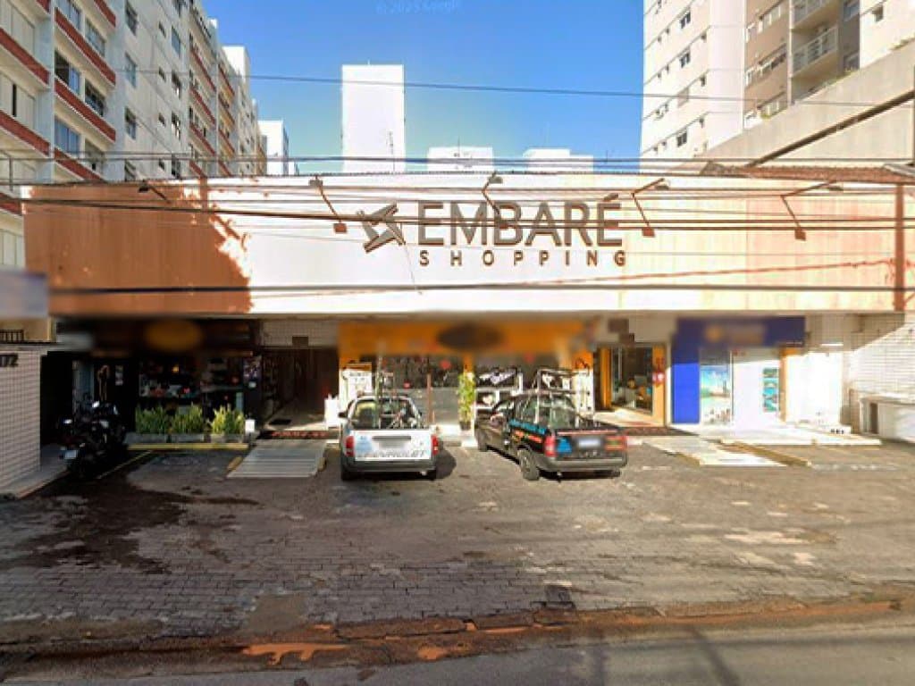 Foto 2 de 5: Comercial em leilão em Santos - SP — Loja 23 m² (Unid. 19 - Embaré Shopping Center) - Praia do Embaré - Santos - SP