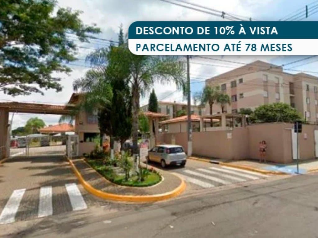 Foto 2 de 3: Apartamento em leilão em Sumaré - SP — Apartamento 48 m² (01 vaga) - Jardim Recanto dos Sonhos - Sumaré - SP