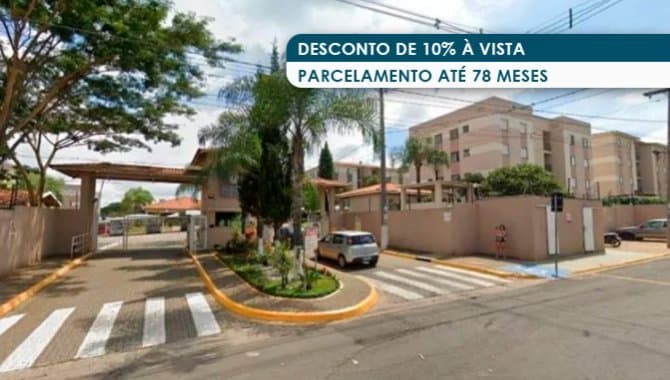 Foto 1 de 3: Apartamento em leilão em Sumaré - SP — Apartamento 48 m² (01 vaga) - Jardim Recanto dos Sonhos - Sumaré - SP