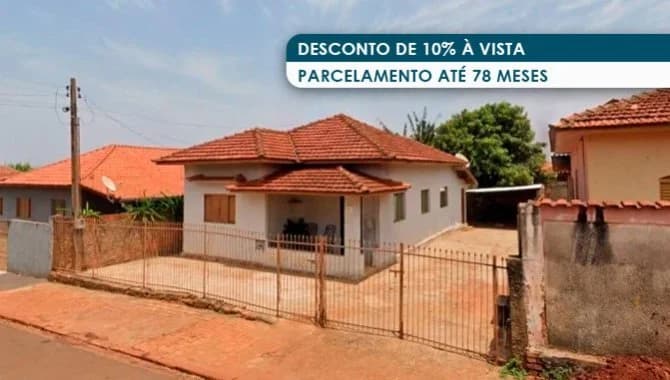 Foto 1 de 3: Casa em leilão em Chavantes - SP — Casa 91 m² - Centro - Chavantes - SP