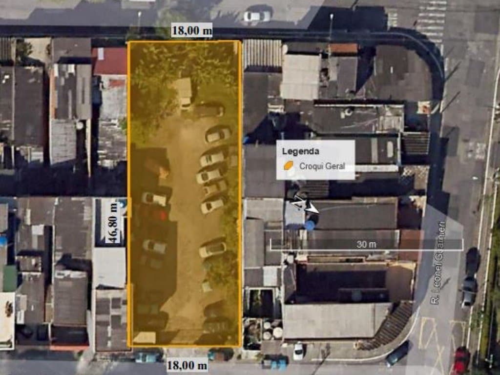 Foto 3 de 5: Terreno em leilão em São Bernardo Do Campo - SP — Terrenos com 1.135 m² (área total) - Dos Casas - São Bernardo do Campo - SP