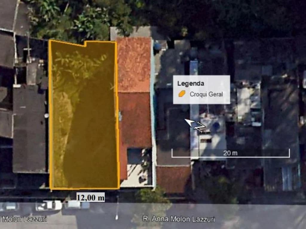 Foto 5 de 5: Terreno em leilão em São Bernardo Do Campo - SP — Terrenos com 1.135 m² (área total) - Dos Casas - São Bernardo do Campo - SP