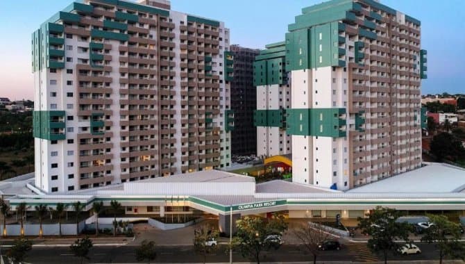 Foto 1 de 9: Apartamento em leilão em Olímpia - SP — Fração Ideal de Apartamento Comercial 87 m² (Condomínio Olímpia Park Resort) - Olímpia - SP