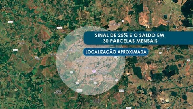 Foto 1 de 2: Area Rural em leilão em Campo Grande - MS — Parte Ideal (50%) de Área com 9.800 m² - Fazenda Paraiso - Campo Grande - MS