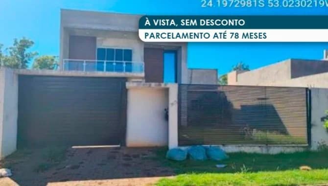 Foto 1 de 3: Casa em leilão em Goioerê - PR — Casa 121 m² - Colina Verde - Goioerê - PR