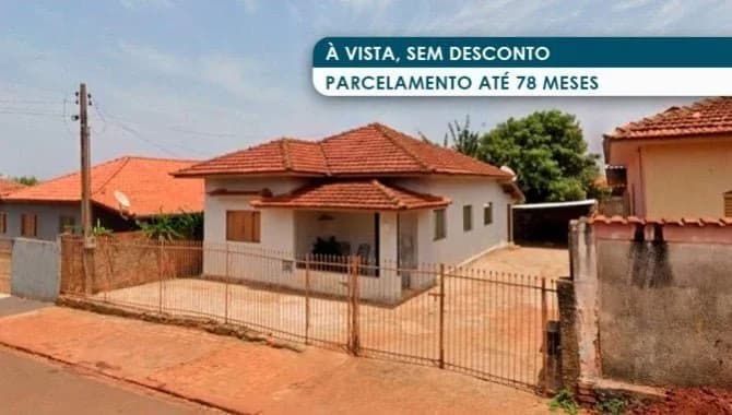 Foto 1 de 3: Casa em leilão em Chavantes - SP — Casa 91 m² - Centro - Chavantes - SP