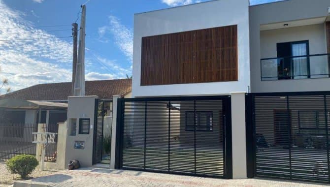 Casa em leilão em Joinville - SC — Casa em Condomínio 145 m² (Unid. 01) - Glória - Joinville - SC