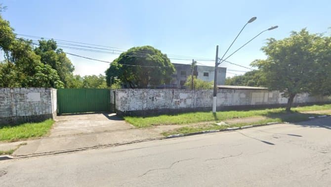 Terreno em leilão em São Vicente - SP — Área no Litoral 59.850 m² - Japuí - São Vicente - SP