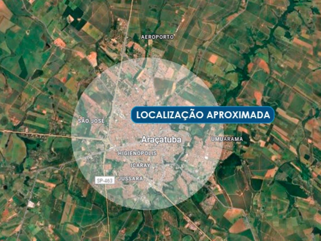 Foto 2 de 2: Area Rural em leilão em Araçatuba - SP — Imóvel Rural 1.352 ha (Sítio Santo Antonio) - Córrego do Jacú - Araçatuba - SP
