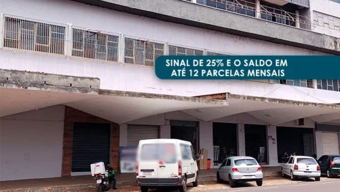 Foto 1 de 5: Comercial em leilão em Campo Grande - MS — 50% de Loja 33 m² (antiga rodoviária) - Campo Grande - MS