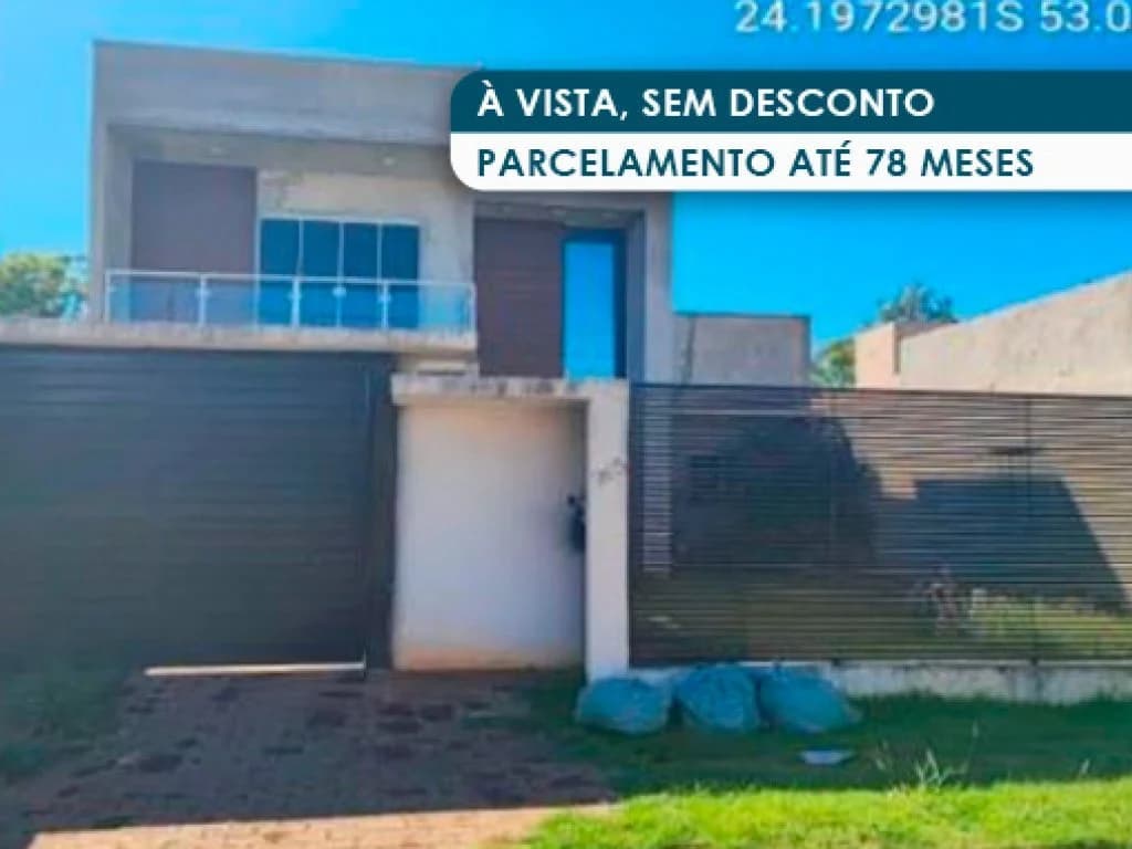 Foto 2 de 3: Casa em leilão em Goioerê - PR — Casa 121 m² - Colina Verde - Goioerê - PR