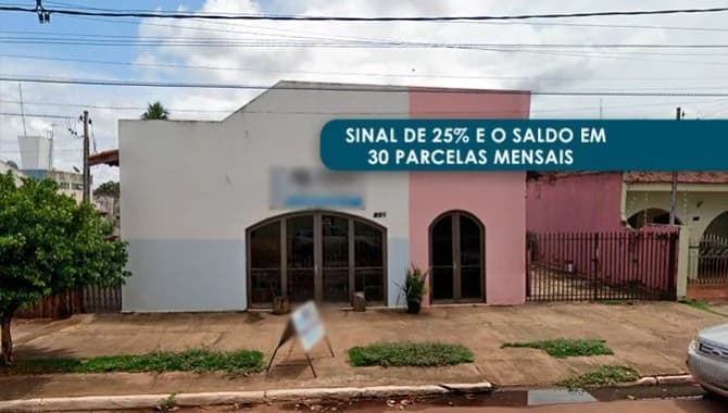 Foto 1 de 5: Comercial em leilão em Rio Verde De Mato Grosso - MS — Imóvel Comercial e Residencial com Área de 1.000 m² - Centro - Rio Verde do Mato Grosso - MS