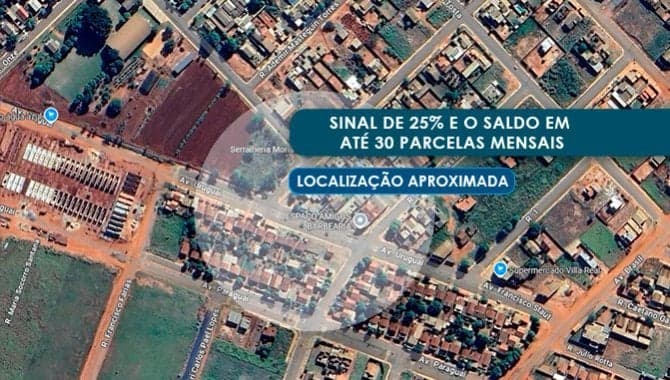 Foto 1 de 2: Terreno em leilão em Ivinhema - MS — Terreno 316 m² (área edificada 71 m²) - Triguenã - Ivinhema - MS
