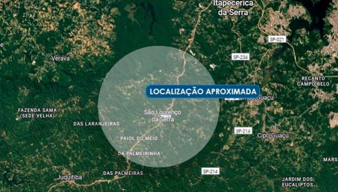 Foto 1 de 2: Area Rural em leilão em São Lourenço Da Serra - SP — Imóvel Rural 3 ha  - São Lourenço da Serra - SP
