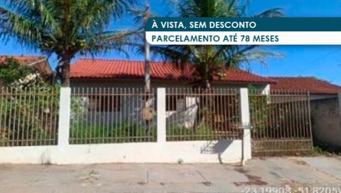Foto 1 de 3: Casa em leilão em Iguaraçu - PR — Casa 63 m² - Conjunto Arnaldo Souza Miranda - Iguaraçu - PR