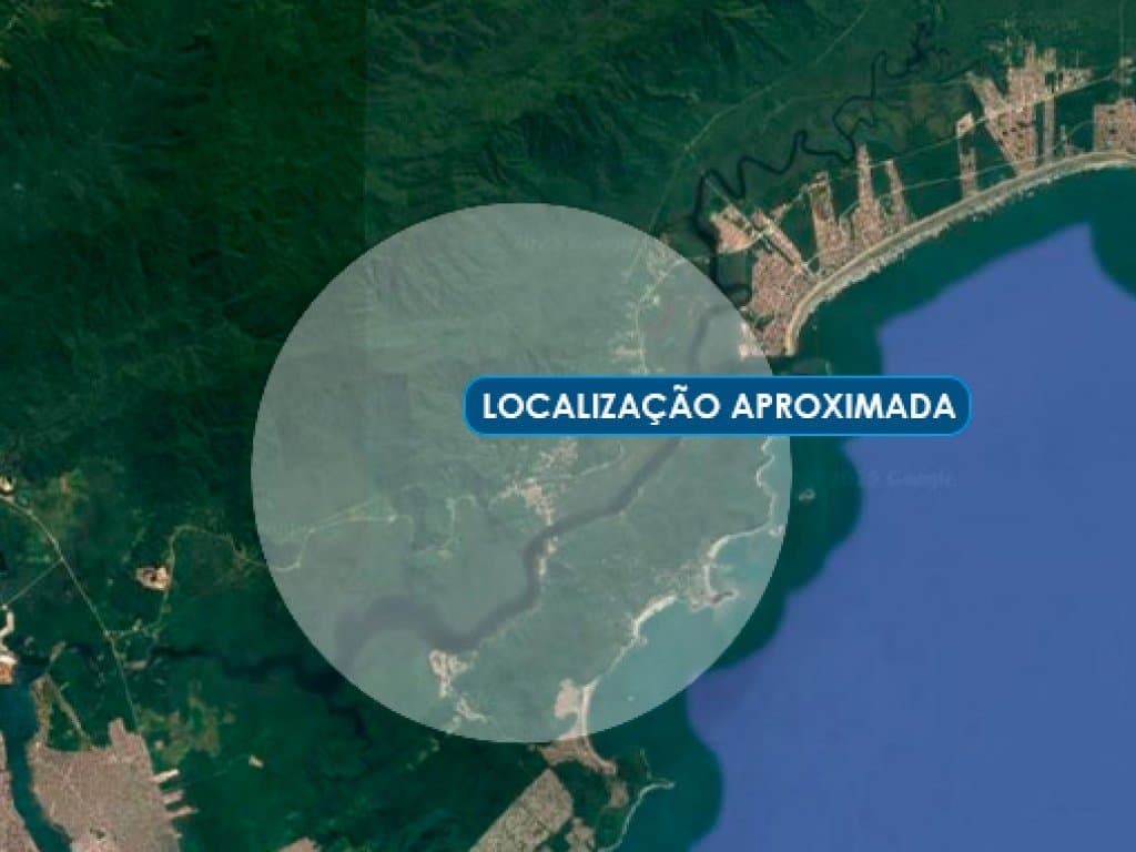 Foto 2 de 2: Terreno em leilão em Guarujá - SP — Área com 1.500 m² - Balneário Prainha Branca - Guarujá - SP