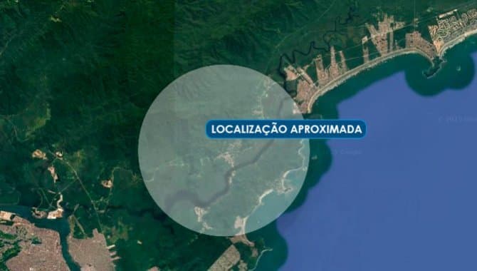 Foto 1 de 2: Terreno em leilão em Guarujá - SP — Área com 1.500 m² - Balneário Prainha Branca - Guarujá - SP