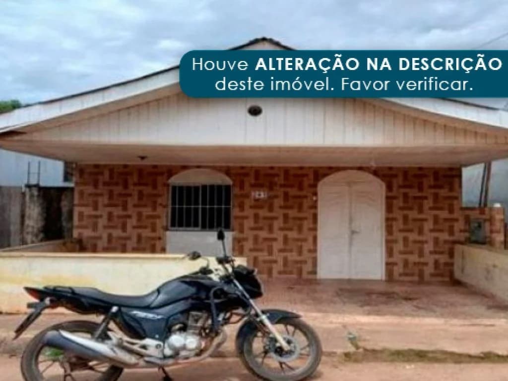 Foto 2 de 3: Casa em leilão em Autazes - AM — Casa 109 m² - Autazes-AM - Rua Manoel de Castro, 241 - Nossa Senhora Aparecida
