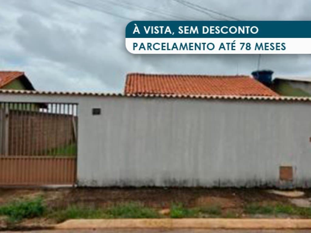 Foto 2 de 3: Casa em leilão em Cocalzinho De Goiás - GO — Casa 47 m² - Residencial Itamar Nobrega II - Cocalzinho de Goiás - GO