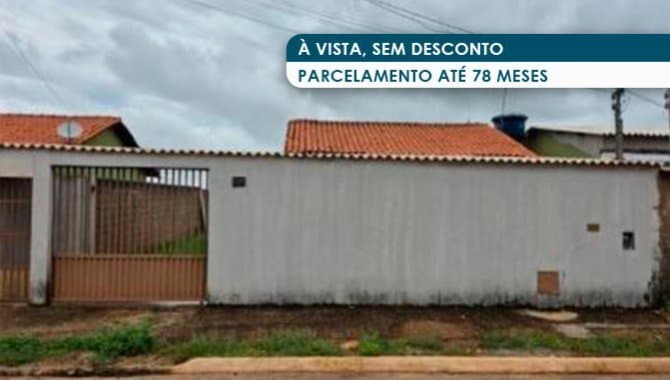 Foto 1 de 3: Casa em leilão em Cocalzinho De Goiás - GO — Casa 47 m² - Residencial Itamar Nobrega II - Cocalzinho de Goiás - GO