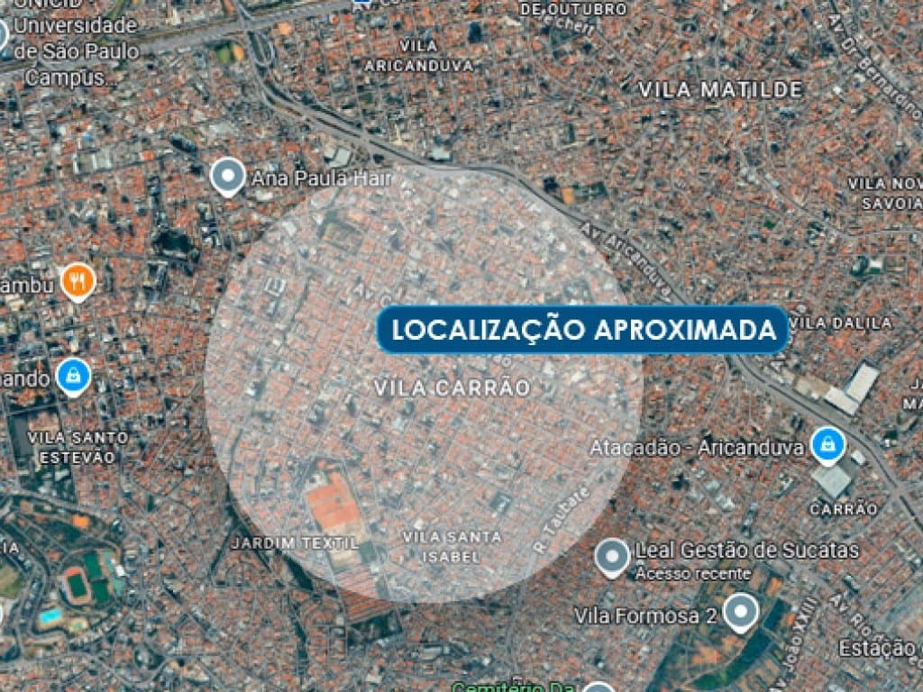 Foto 2 de 2: Terreno em leilão em São Paulo - SP — Terreno 126 m² (com contrução) - Carrão - São Paulo - SP