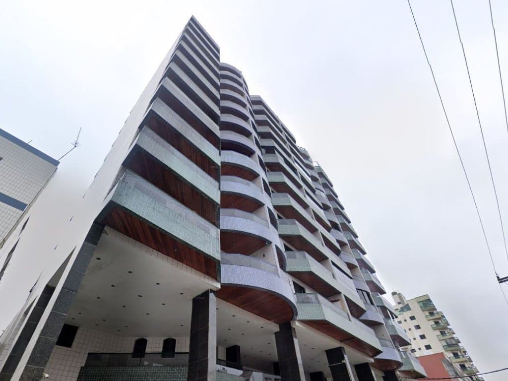 Foto 3 de 5: Apartamento em leilão em Praia Grande - SP — Apartamento 39 m² (Unid. 53 do Residencial Kaique - Bloco A) - Praia Ocian - Praia Grande - SP