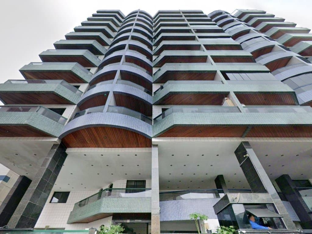Foto 2 de 5: Apartamento em leilão em Praia Grande - SP — Apartamento 39 m² (Unid. 53 do Residencial Kaique - Bloco A) - Praia Ocian - Praia Grande - SP